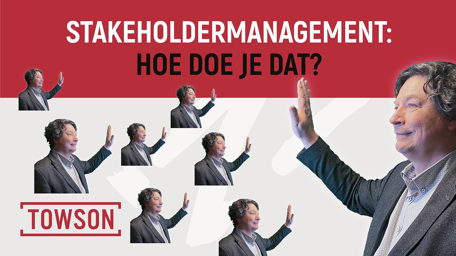 Bij Towson doen we niets liever dan kennisdelen. In deze video geeft Peter Turien in minder dan zes minuten uitleg over stakeholdermanagement. De komende weken zullen meer van dit soort video’s verschijnen. Vergeet dus niet je te abonneren op ons YouTubekanaal!